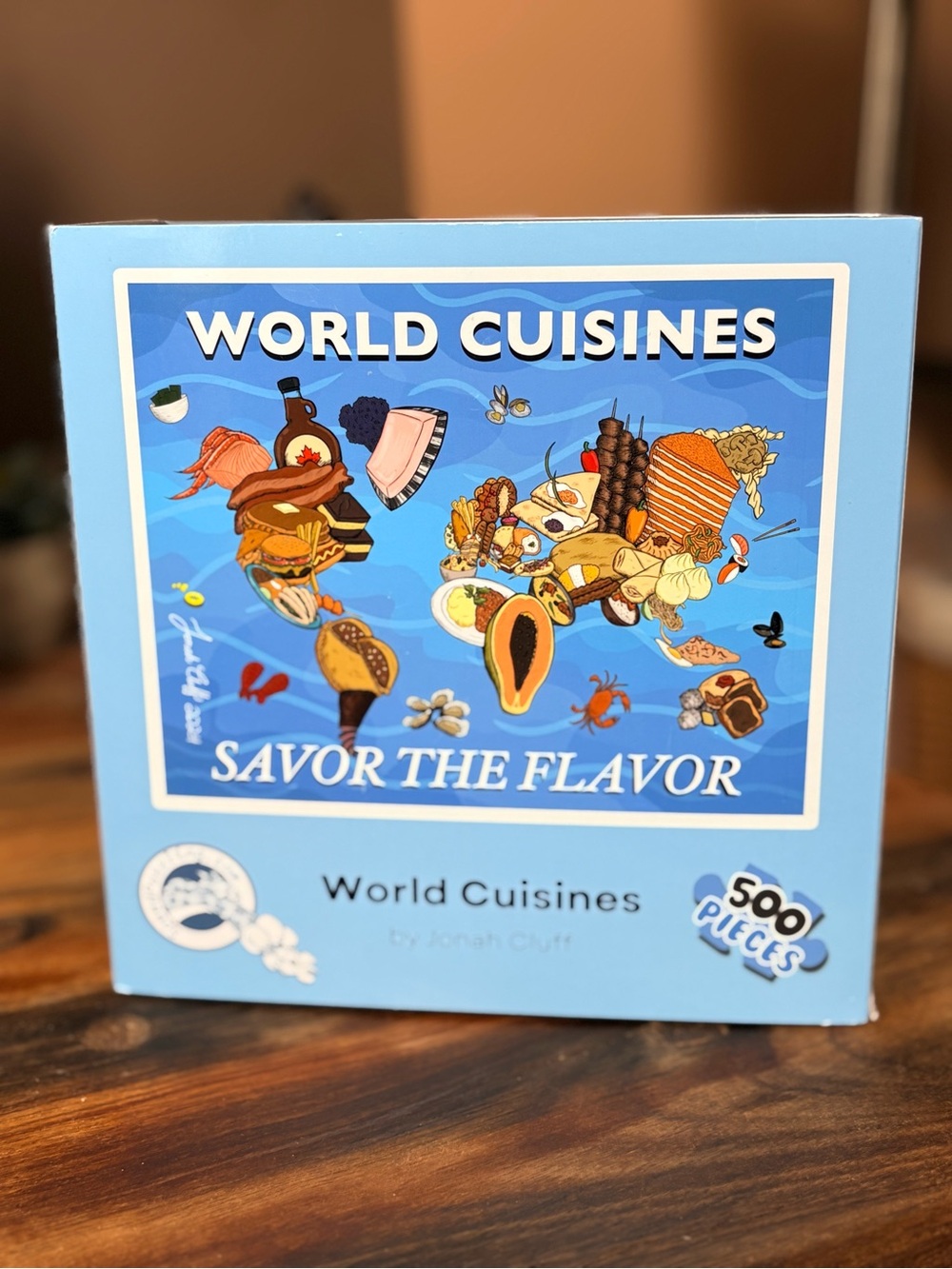 Speedpuzzling/Boardwalk | "World Cuisines" 500pc Jigsaw Puzzle - Complete